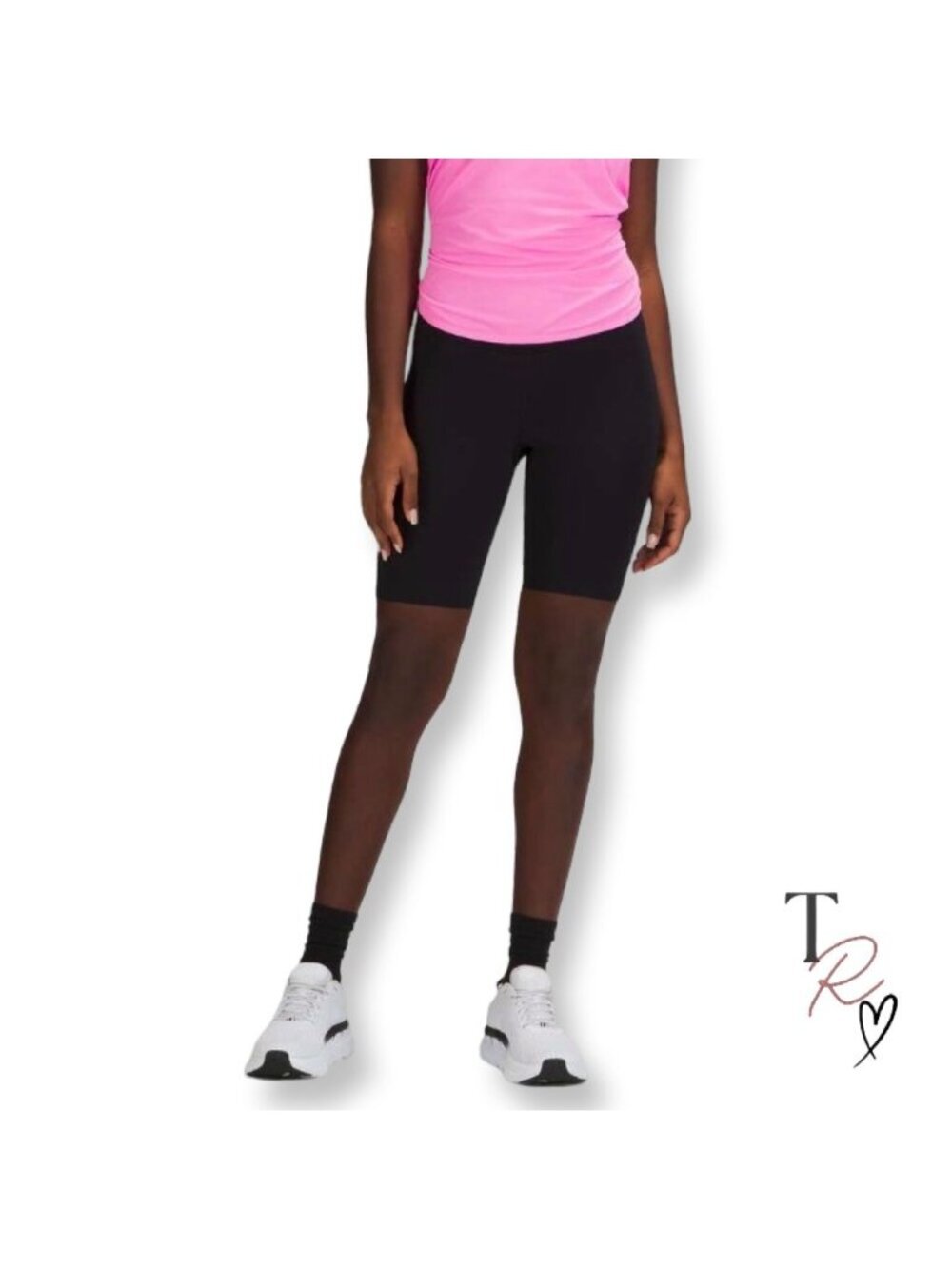 Lululemon Base Pace High-Rise Running Bike Shorts 8 in inseam Black Size 4